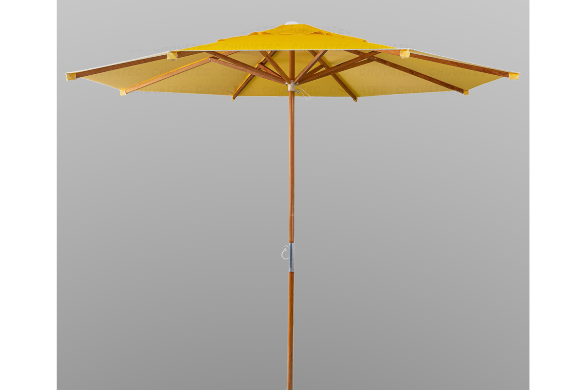 Ombrelone Madeira 2,40m Amarelo R$ 289,90